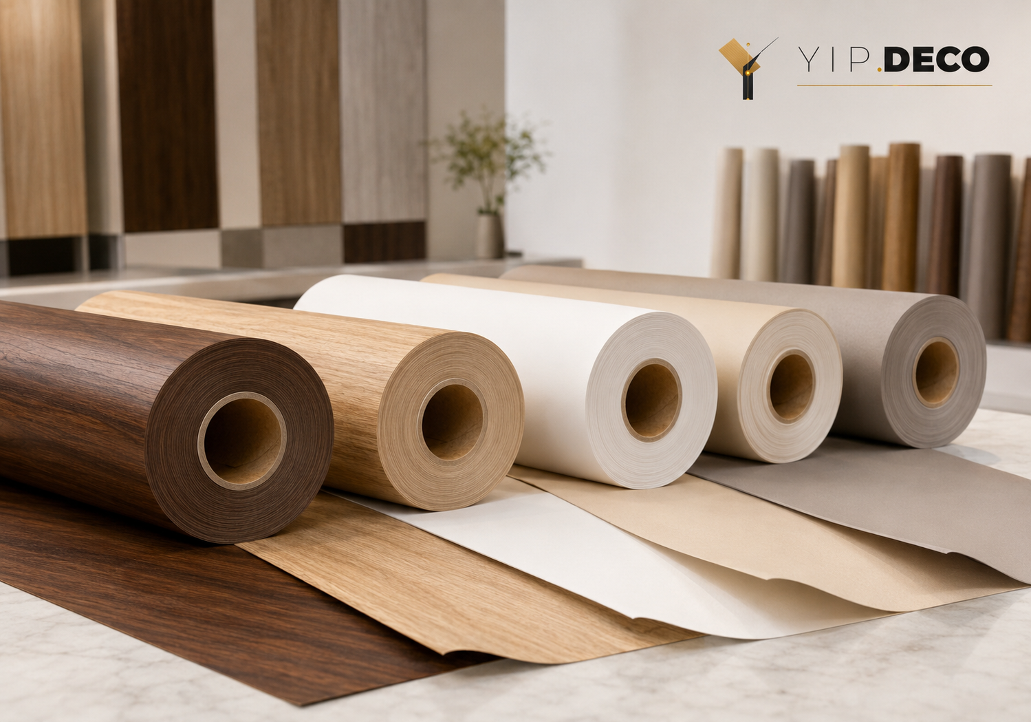 Melamine surface finish
