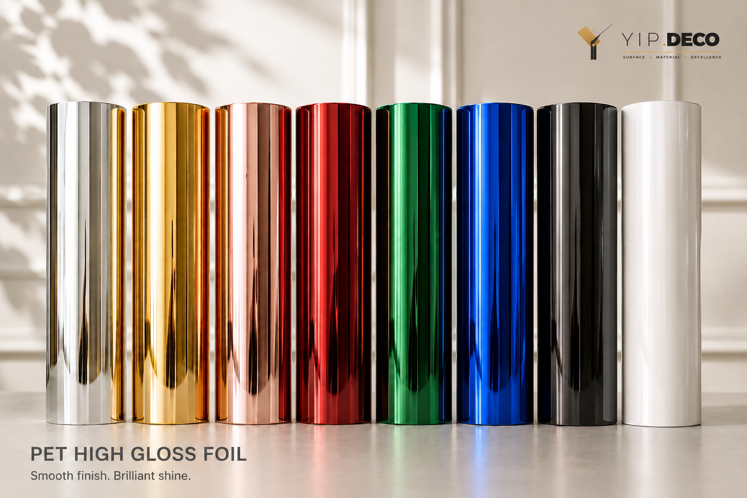 PET film surface finish