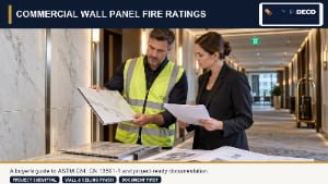Commercial Wall Panel Fire Ratings Explained: ASTM E84, EN 13501-1 and the Documents Project Buyers Need