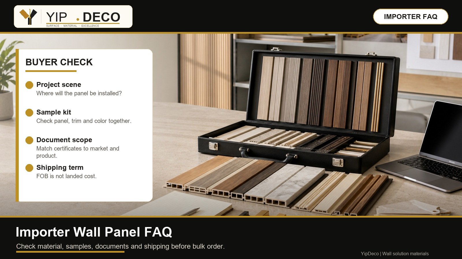 Importer FAQ checklist for SPC wall panels and decorative wall panels