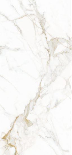 White marble WPC wall panel finish